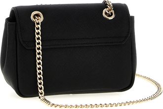Vivienne Westwood Saffiano Leather Shoulder Bag - Black