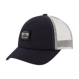 Element Logo Trucker Hat with Mesh Back and Snapback Closure in Dark Navy at Nordstrom