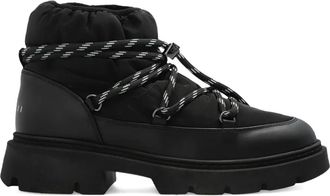 INUIKII Endurance lace-up boots - women - Polyester/Leather/Sheep Skin/Shearling/Rubber - 39 - Black