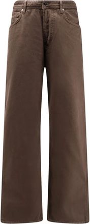 Stone Island Loose-fit Five-Pocket Jeans - Heren - Loose Fit Jeans - Bruin - W34 - Katoen - Jeans