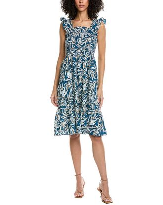 Nanette Lepore Cap Sleeve Midi Dress