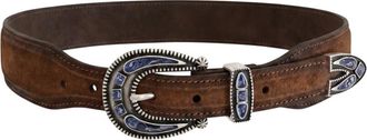 Alberto Luti unisex, Accessori, Marrone, 110 CM, new