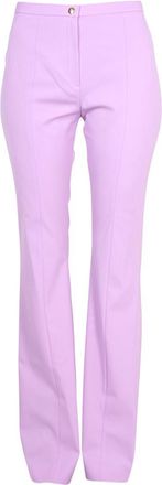 Patou Purple Slim Flat Front Pant