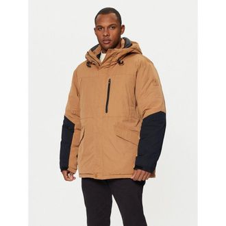 Champion Brown Polyester Mens Parka