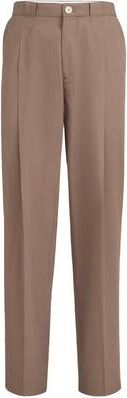 Brunello Cucinelli Cotton twill trousers in Hazelnut at Nordstrom, Size 50 It
