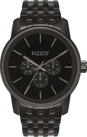 Kazar Horloge met smalle schakelarmband - Heren - Horloges - Zwart - ONE Size - Accessoires