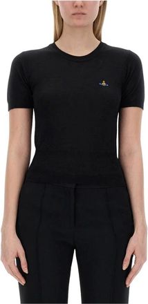 Vivienne Westwood Mujer, Camisetas, Negro, Talla: M