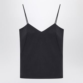 Max Mara Blaues Seiden-Tanktop von Max Mara