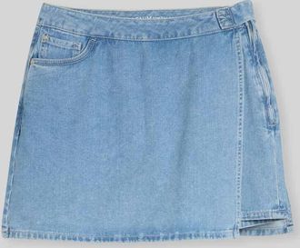 Tom Tailor Denim Jeansshorts in Rockoptik in Jeansblau, Gr&ouml;&szlig;e XS