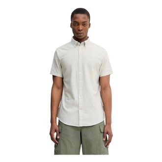 Barbour Camicia Oxtown a Maniche Corte Sartoriale - - Shirts - Uomo - Verde - L