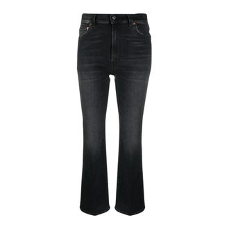 Haikure Slim Bootcut Jeans Medium Rise - Dames - Bootcut Jeans - Zwart - W30 - Jeans