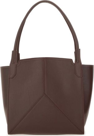 Victoria Beckham Womens Tote Bag Victoria Bordeaux Calf - Bos Taurus (farmed) Shoulder