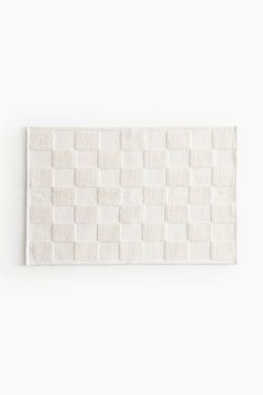 H&M Badematte mit Karomuster - White