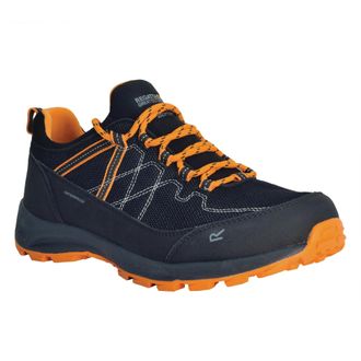 Regatta Mens Samaris Lite II Low Walking Boots (9 UK) (Black/Flame Orange)