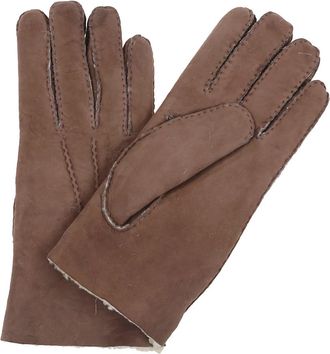 Eleventy Stijlvolle Bruine Handschoenen Aw 25 - Heren - Handschoenen - Bruin - L - Su&egrave;de - Accessoires