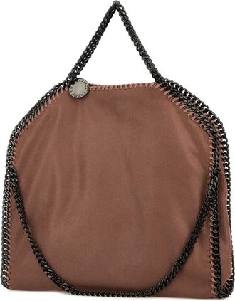 Stella McCartney Womens Antiqued Pink Shaggy Deer Medium Falabella Handbag Sienna Polyester Borse A Mano Bag