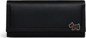 Radley London Heritage Lane Large Flapover Wallet in Black at Nordstrom