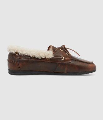 Toral Shoes Mocassins Tl-Nahua Winter Gold Karneol/Offwhite