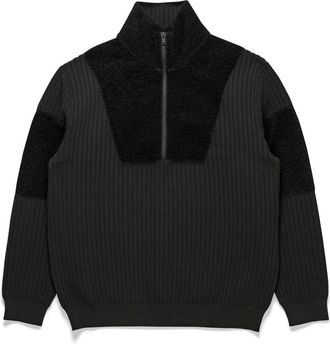 Yohji Yamamoto Zip Knit Black