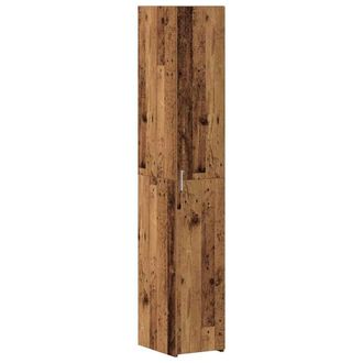 Berkfield Home Highboard Old Wood 30x42.5x185 cm Engineered Wood in Brown