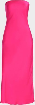 Ramy Brook Shauna Strapless Cowl-Back Midi Dress