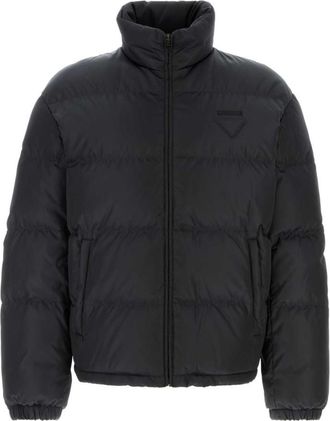 Prada Black Mock Collar Jacket