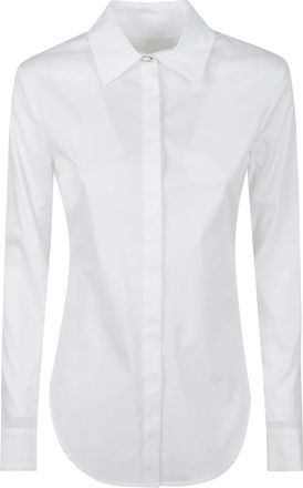 Dondup Shirts - Dames - Overhemden - Wit - L - Overhemden