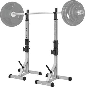 Yaheetech Soporte Para Barra De Pesas Soporte De Sentadillas Y Musculacion Rack Barra Levantamiento Gimnasio Ajustable Altura Carga M&aacute;xima 300 Kg - Yaheetech
