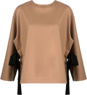 Erika Cavallini Semi Couture Womens Top Camel