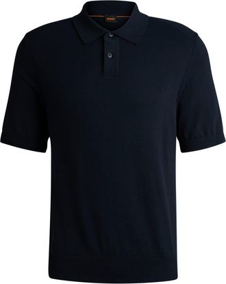 HUGO BOSS Mens Regular Fit Short Sleeve Shirt in Dark Blue 404 - Size X-Large