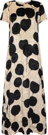 La DoubleJ Swing Jurk - Dames - Maxi kleedjes - Beige - S - Kleedjes