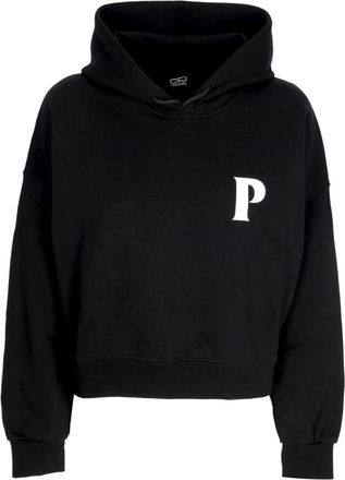 PROPAGANDA Cropped Hoodie - Dames - Hoodies - Zwart - XS - Katoen - Hoodies & sweatvesten