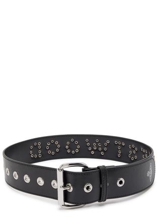 Vivienne Westwood Stud-embellished Leather Belt - Black - S/M