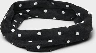 Simons Womens Dotted stretch headband