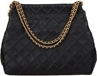 Tory Burch Fleming Hobo Bag - Black