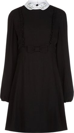 Vivetta Filigrana ruffle mini dress with collar Size M