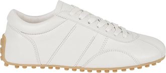 Tod's Schoenen, Dames, Wit, 38 1/2 EU, Leer, Tods Lage schoenen