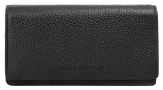 Betty Barclay Geldb&ouml;rse BETTY BARCLAY, Damen, schwarz, Leder, unifarben, Kleinlederwaren Geldb&ouml;rse, echt Leder