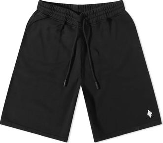 Marcelo Burlon Kruismand Shorts Zwart Wit - Heren - Korte Broeken - Zwart - XS - Korte Broeken