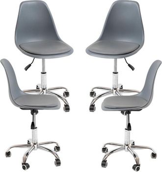 Regalos Miguel Regalos Miguel - Packs Sillas - Pack 4 Sillas Dami Office - Gris Oscuro