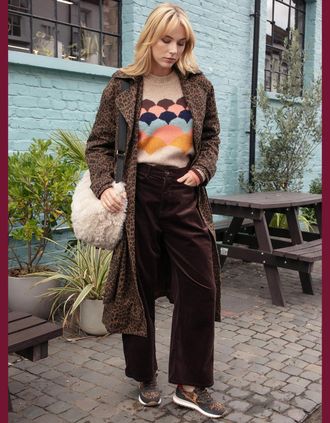 Nooki Design Womens Stacy Mac in Chocolate Leopard - Brown - Size: 10/8