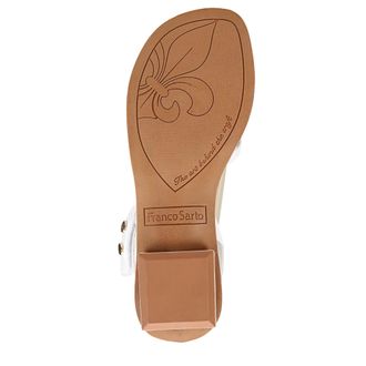 Franco Sarto Parker White Leather I4995L2100 Womens