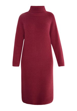 Usha Jurk Dames Donker kersenrood