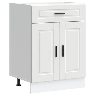 vidaXL Vidaxl - Base Da Cucina Porto Bianco In Legno Multistrato