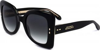 Isabel Marant Isabel Marant Womens IM0120-S-807-52 IM0120 S 52 807 Sunglasses - Black - One Size