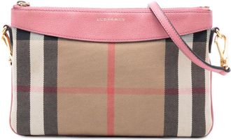 Burberry Pre-owned Burberry House Check Canvas Derby Peyton Crossbody Ladies 5G382FGEX980INT9