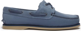 Timberland Mens Classic Boat Shoe - Blue Leather - Size UK 10.5