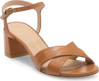 Stuart Weitzman Dayna Ankle Strap Sandal in Macchiato at Nordstrom Rack, Size 8.5