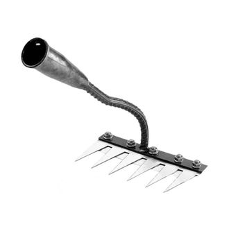 OEM Rastrillo De Acero Al Carbono Para Desherbar, Rastrillo De Metal Resistente Para Jard&iacute;n, Rastrillo De Hierro Para Jardiner&iacute;a Y Deshierbe, Rastrillo Pa