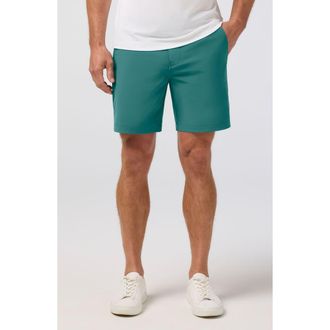 Mizzen+Main Helmsman Flat Front Performance Golf Shorts in Balsam at Nordstrom, Size 38 X 7